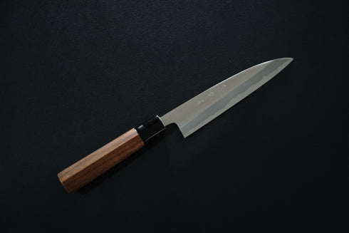 SASAOKA HASAMI PETTY KNIFE 150 AOGAMI NO. 2 / WALNUT